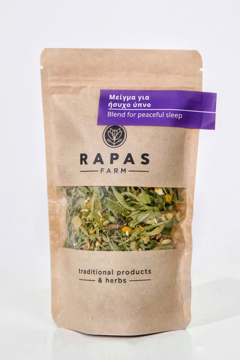 Μείγμα για ήσυχο ύπνο (Λουιζα, τίλιο, χαμομήλι, Μελισοχορτο)