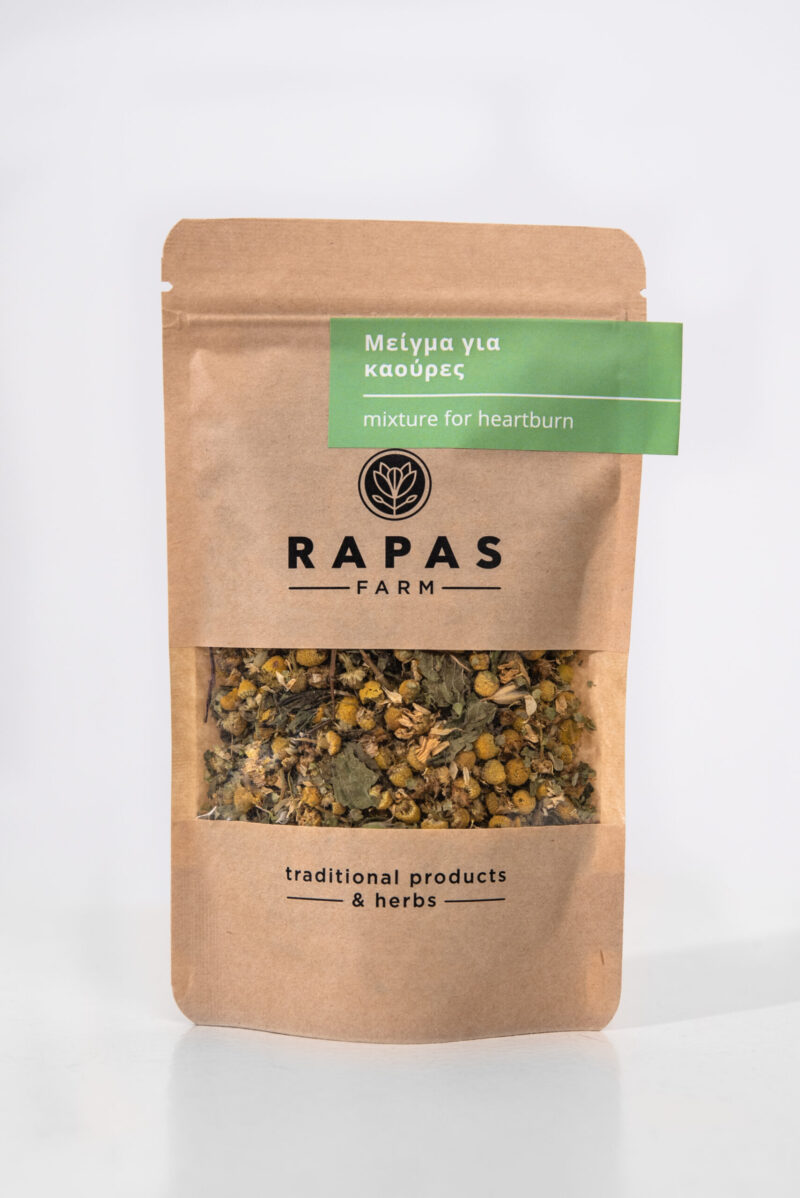 Μείγμα για καούρες (δυόσμος,ματζουράνα, χαμομήλι)