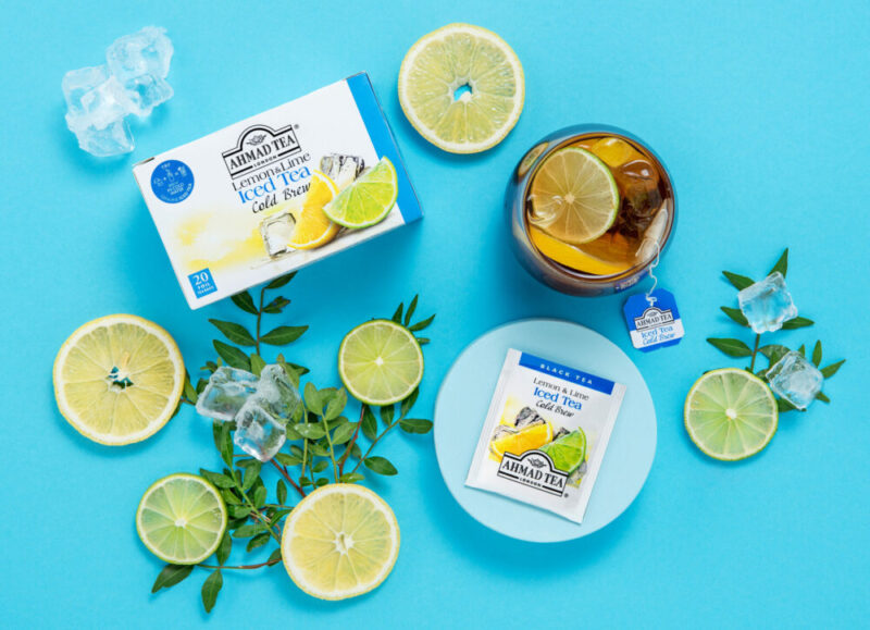 COLD BREW Μαύρο Τσάι με Λεμόνι & Λάιμ