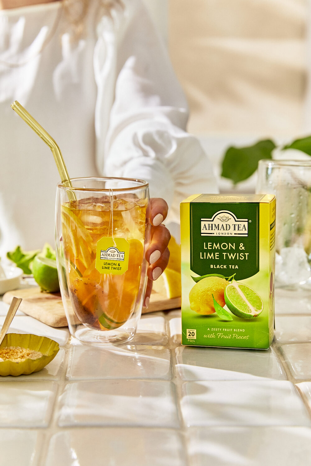 Μαύρο Τσάι με Λεμόνι & Λάιμ